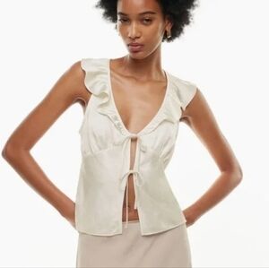 Wilfred Tonka Satin Blouse Light Birch Medium